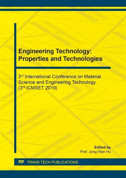 Produktbild: Engineering Technology: Properties and Technologies