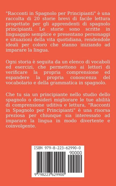 Produktbild: Racconti in Spagnolo per Principianti
