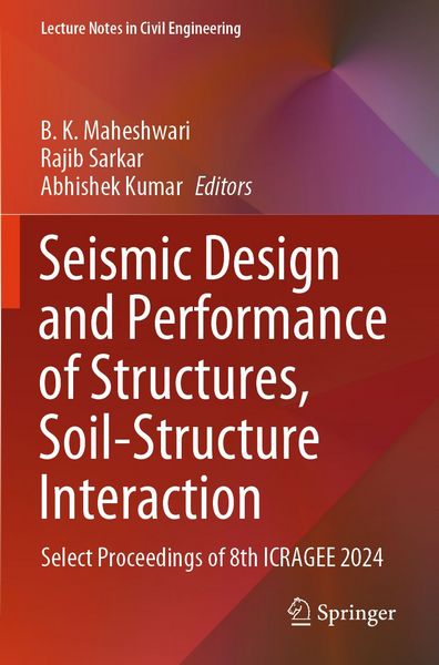 Produktbild: Seismic Design and Performance of Structures, Soil-Structure Interaction