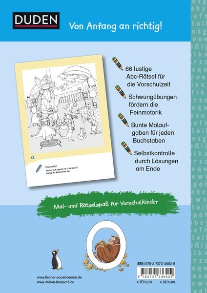 Produktbild: Duden Leseprofi – Buchstabenspaß für die Vorschule