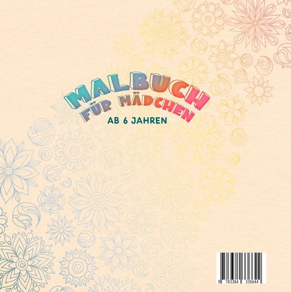 Produktbild: Malbuch f&uuml;r M&auml;dchen ab 6 Jahren