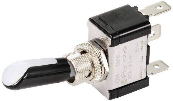 Produktbild: TRU COMPONENTS TC-11193832 Kippschalter 12 V/DC 30A 1 x Aus/Ein rastend 1St.