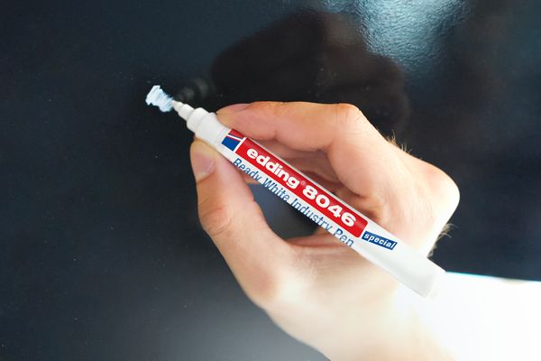 Produktbild: Edding 4-8046049 Industriemarker Wei&szlig; wasserfest: Ja
