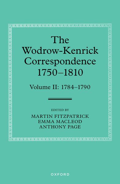 Produktbild: The Wodrow-Kenrick Correspondence 1750-1810