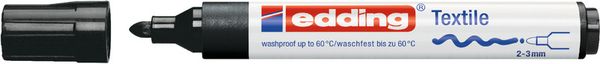 Produktbild: EDDING&reg; Textil Marker 4500, schwarz