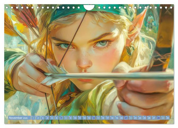 Produktbild: Willkommen im Fantasieland - M&auml;rchenbilder (Wandkalender 2026 DIN A4 quer), CALVENDO Monatskalender