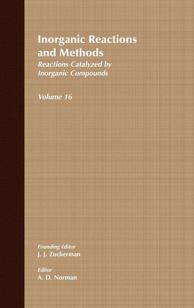Produktbild: Inorganic Reactions Methods V16