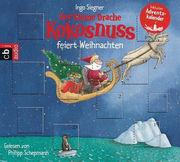 Der kleine Drache Kokosnuss feiert Weihnachten - Ingo Siegner, CD, 9783837126884