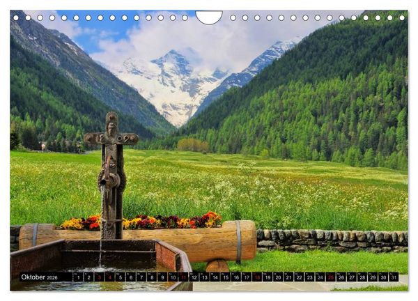Produktbild: Aostatal (Wandkalender 2026 DIN A4 quer), CALVENDO Monatskalender