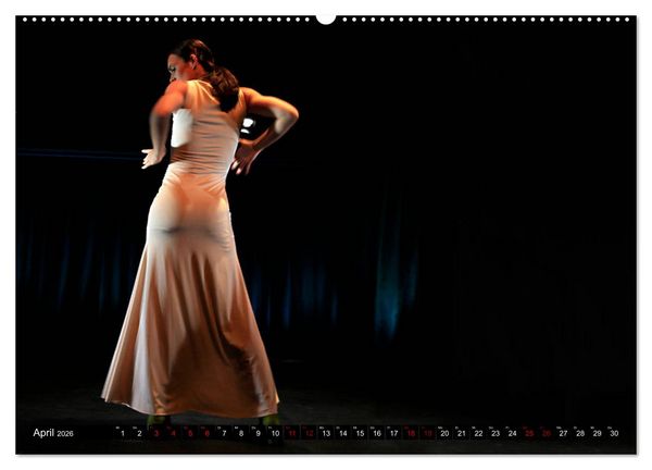 Produktbild: Flamenco. Spanischer Tanz (hochwertiger Premium Wandkalender 2026 DIN A2 quer), Kunstdruck in Hochglanz