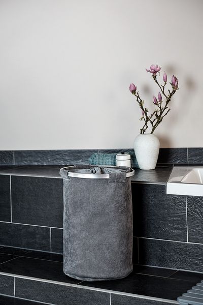 Produktbild: W&auml;schesammler Mod. Cordoba Grau, Fassungsverm&ouml;gen: 68 Liter