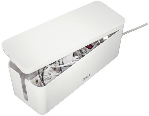 Produktbild: HAMA Kabelbox, weiss