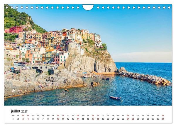 Produktbild: Merveilleuse Italie (Calendrier mural 2027 DIN A4 vertical), CALVENDO calendrier mensuel