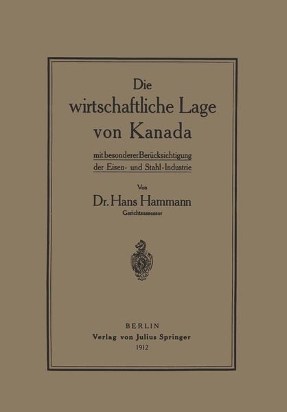 Produktbild: Die wirtschaftliche Lage von Kanada