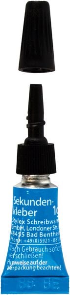 Produktbild: Stylex Sekundenkleber Gel, 3 Tuben &agrave; 1g