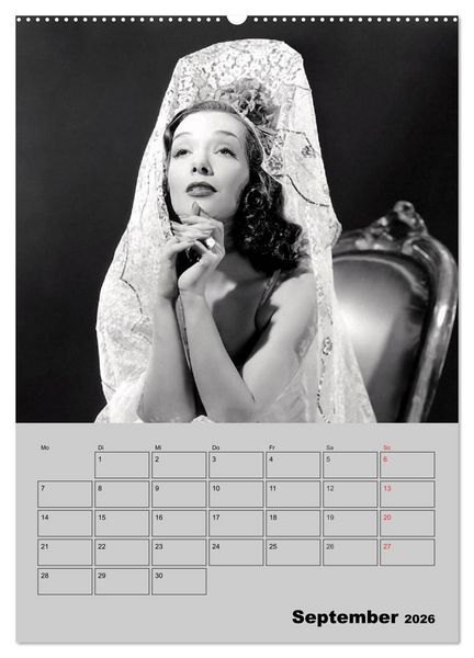Produktbild: Diven der Stummfilm-&Auml;ra (hochwertiger Premium Wandkalender 2026 DIN A2 hoch), Kunstdruck in Hochglanz