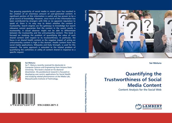 Produktbild: Quantifying the Trustworthiness of Social Media Content