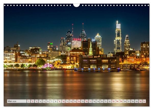 Produktbild: PHILADELPHIA Historie und Moderne (Wandkalender 2026 DIN A3 quer), CALVENDO Monatskalender