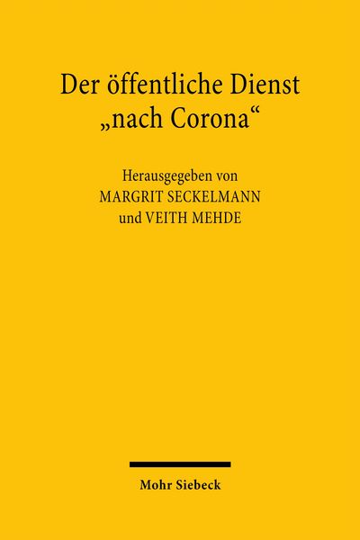 Produktbild: Der &ouml;ffentliche Dienst "nach Corona"