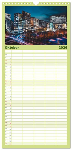 Produktbild: Familienplaner 2026 - Peking - Die faszinierende Hauptstadt Chinas. mit 5 Spalten (Wandkalender, 21 x 45 cm) CALVENDO