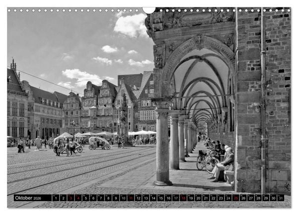Produktbild: Historisches Bremen (Wandkalender 2026 DIN A3 quer), CALVENDO Monatskalender