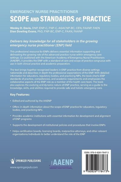 Produktbild: Emergency Nurse Practitioner Scope and Standards of Practice