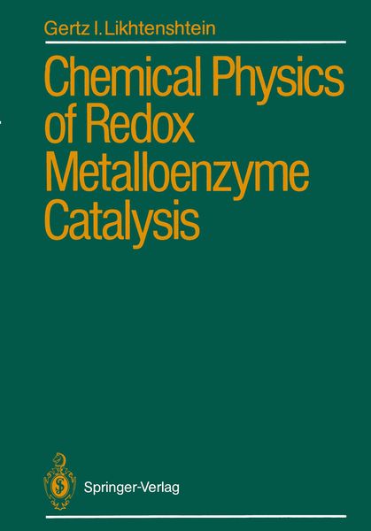 Produktbild: Chemical Physics of Redox Metalloenzyme Catalysis