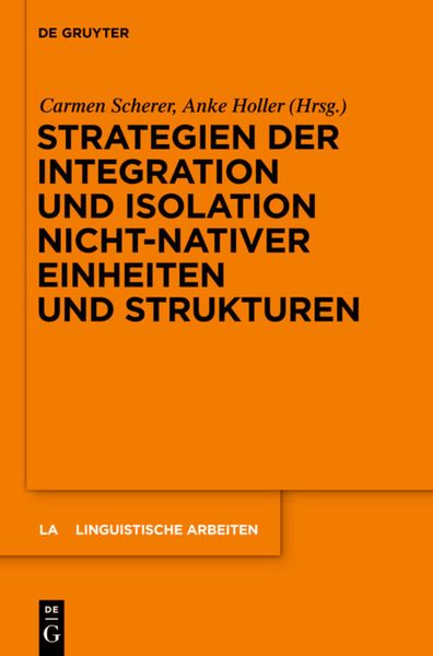 Produktbild: Strategien der Integration und Isolation nicht-nativer Einheiten und Strukturen