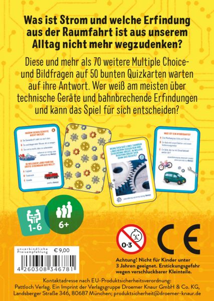 Produktbild: Das Quiz f&uuml;r kleine Forscher &ndash; Technik