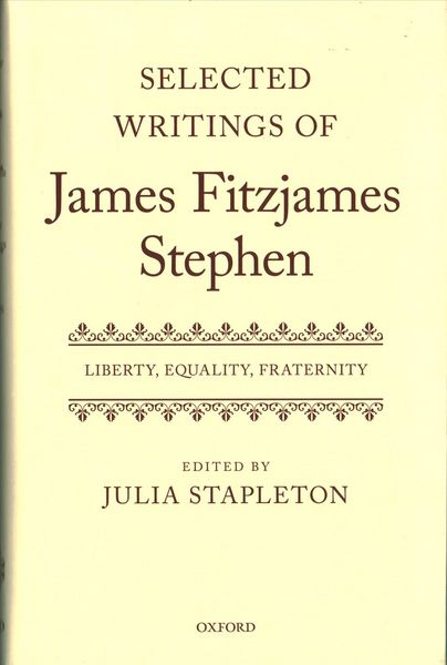 Produktbild: Selected Writings of James Fitzjames Stephen