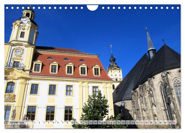 Produktbild: Burgenlandkreis - Naumburg, Wei&szlig;enfels, Zeitz (Wandkalender 2026 DIN A4 quer), CALVENDO Monatskalender
