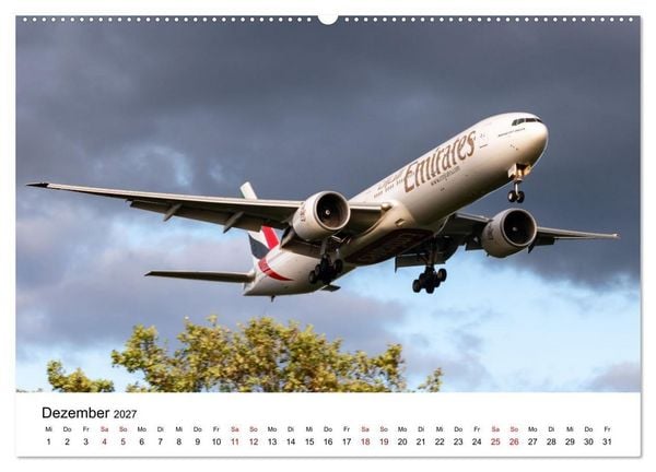 Produktbild: Boeing 777 Die Triple Seven (hochwertiger Premium Wandkalender 2027 DIN A2 quer), Kunstdruck in Hochglanz