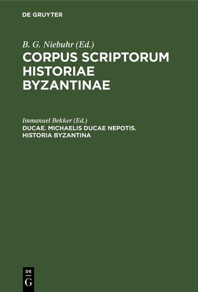 Produktbild: Ducae. Michaelis Ducae nepotis. Historia Byzantina