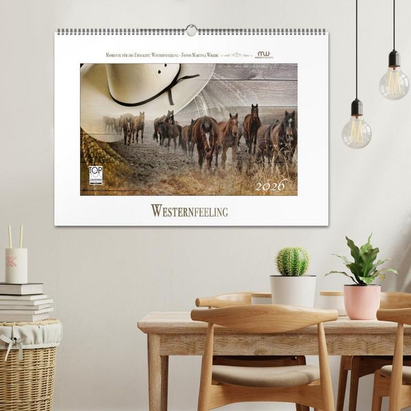 Produktbild: Western-Feeling (Wandkalender 2026 DIN A2 quer), CALVENDO Monatskalender