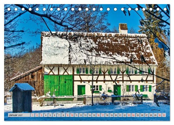 Produktbild: Die Stauden, eine Landschaft aus dem Bilderbuch (Tischkalender 2027 DIN A5 quer), CALVENDO Monatskalender