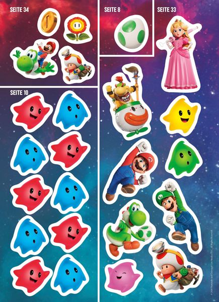 Produktbild: Der Super Mario Galaxy Film: Der offizielle Sticker- und R&auml;tselspa&szlig;