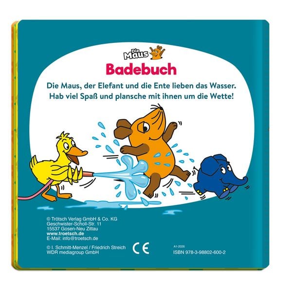 Produktbild: TR&Ouml;TSCH - Die Maus Badebuch