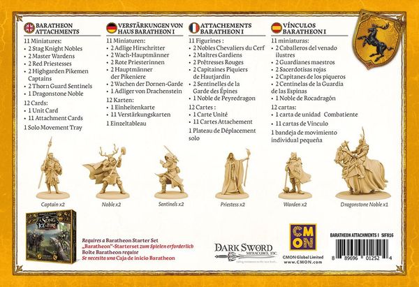 Produktbild: Song of Ice & Fire - Baratheon Attachments #1