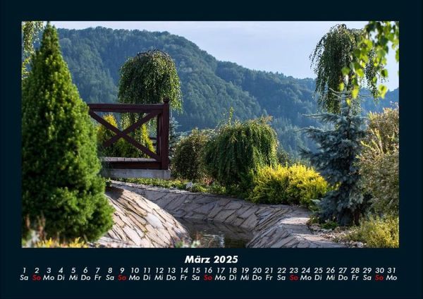 Produktbild: Landschaftskalender 2025 Fotokalender DIN A4