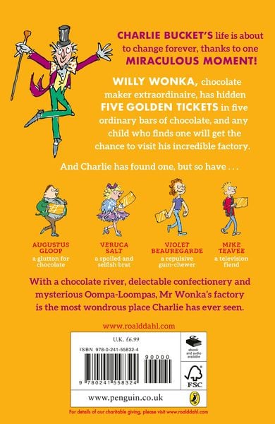 Charlie and the Chocolate Factory' von 'Roald Dahl' - 'Taschenbuch' -  '978-0-241-55832-4