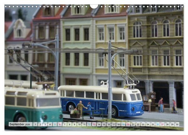 Produktbild: Trolley-Bus H0 (Wandkalender 2026 DIN A3 quer), CALVENDO Monatskalender