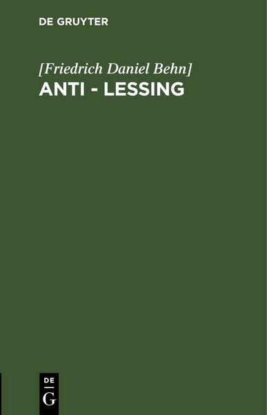 Produktbild: Anti - Le&szlig;ing