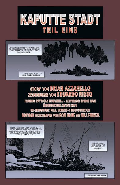 Produktbild: Batman: Kaputte Stadt und weitere Geschichten
