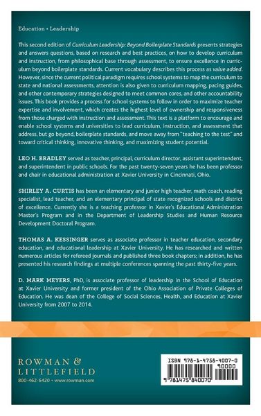 Produktbild: Curriculum Leadership