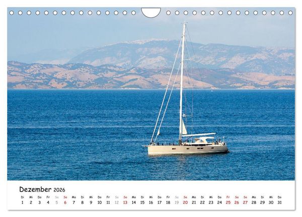 Produktbild: Mediterraner Zauber - Korfu in all seinen Facetten (Wandkalender 2026 DIN A4 quer), CALVENDO Monatskalender