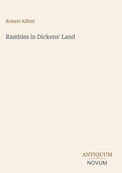 Produktbild: Rambles in Dickens' Land