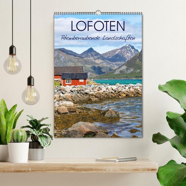 Produktbild: Lofoten - Atemberaubende Landschaften (Wandkalender 2026 DIN A2 hoch), CALVENDO Monatskalender