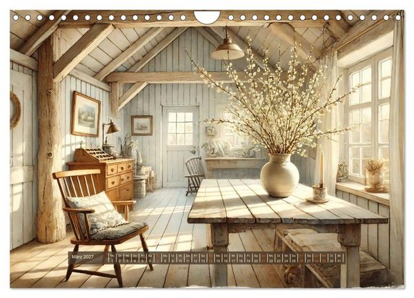 Produktbild: Im kleinen Cottage (Wandkalender 2027 DIN A4 quer), CALVENDO Monatskalender
