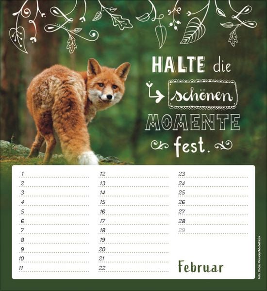 Produktbild: Geburtstagskalender Im herzen barfu&szlig;