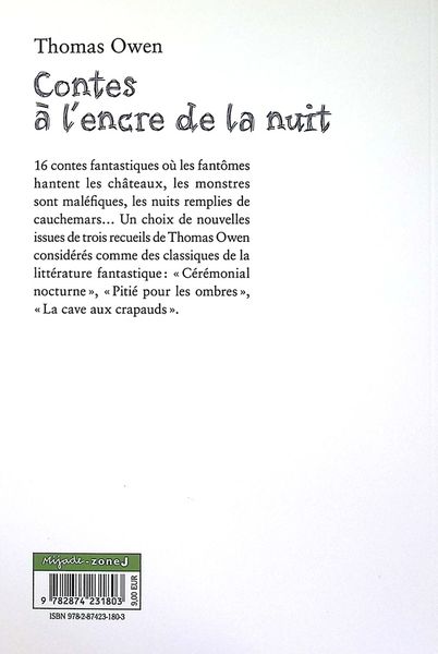 Produktbild: Contes &agrave; l'encre de la nuit